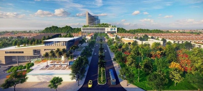 Phối cảnh tổng quan nội khu dự án