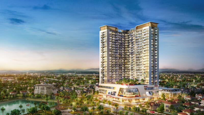Phối cảnh Vinhomes Golden Avenue Móng Cái