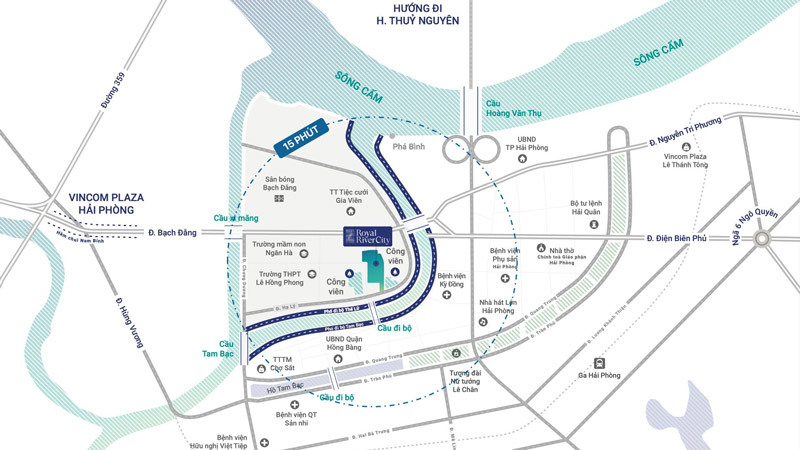 Vị trí dự án Royal River City