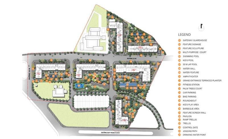 Mặt bằng dự án Cà Ná New City