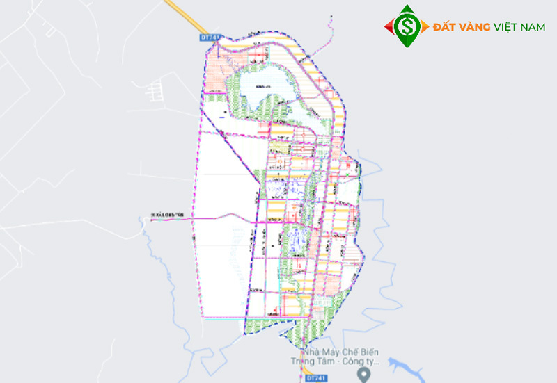 Bản đồ Quy hoạch chung xây dựng huyện Phú Riềng, T.Bình Phước đến 2030 (Đất vàng Việt Nam)