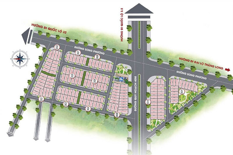 Mặt bằng tổng thể dự án Sơn Đồng Center