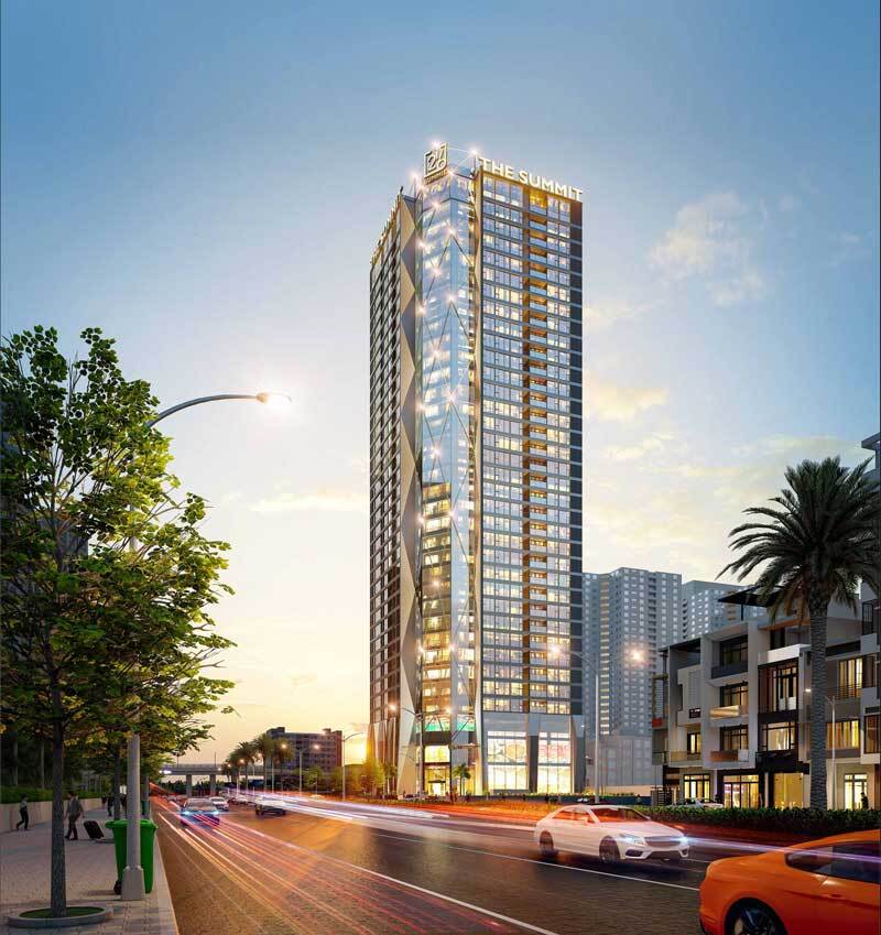 Phối cảnh chung cư The Summit 216