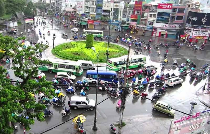 Nút giao thông Ngã sáu Công Trường Dân Chủ tại Quận 10