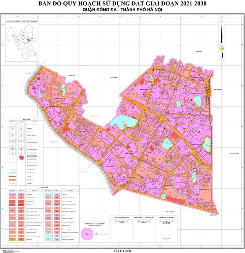 Bản đồ quy hoạch quận Đống Đa