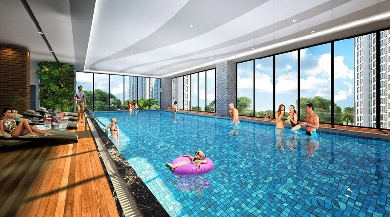 Tiện ích bể bơi tại dự án Grand Sunlake