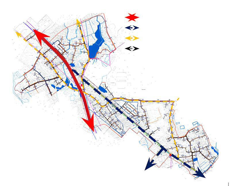 Bản đồ quy hoạch giao thông khu vực số 3 tại thị trấn Gia Khánh, huyện Bình Xuyên