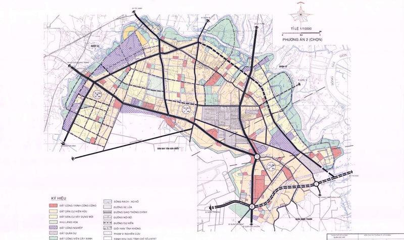 Bản đồ quy hoạch quận Gò Vấp - Định hướng phát triển không gian