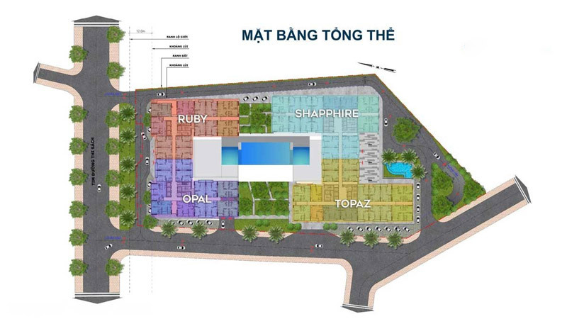 Mặt bằng tổng thể dự án Vũng Tàu Pearl