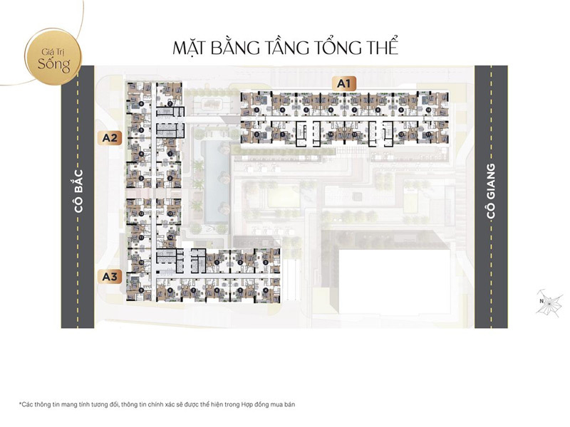 Mặt bằng tầng tổng thể tại dự án The Grand Manhattan Quận 1