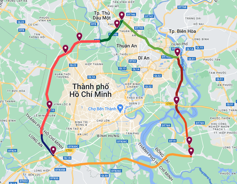  Tổng quan tuyến đường Vành đai 3 TP. HCM