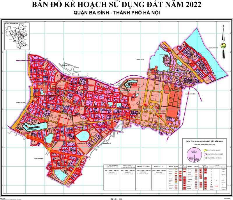 Bản đồ kế hoạch sử dụng đất năm 2022