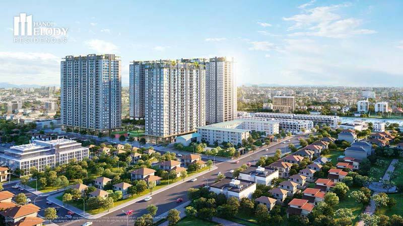 Phối cảnh dự án Hà Nội Melody Residences