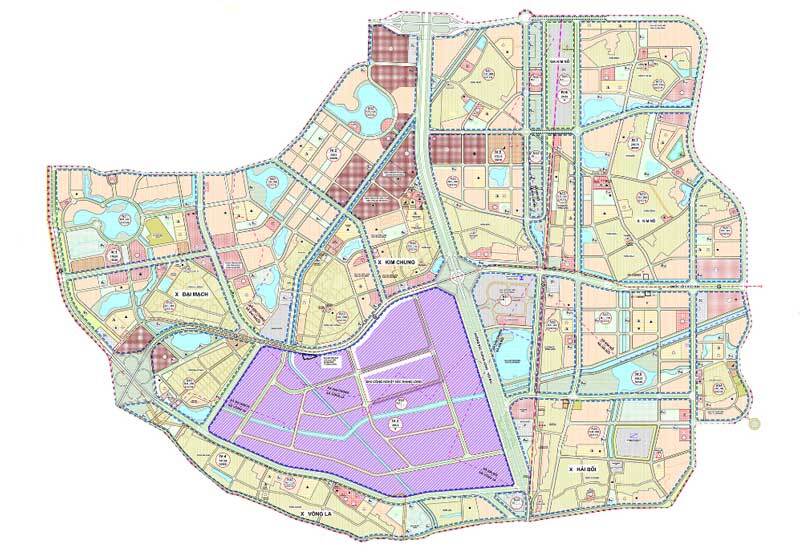 Bản đồ quy hoạch sử dụng đất phân khu N4 Thành phố Hà Nội