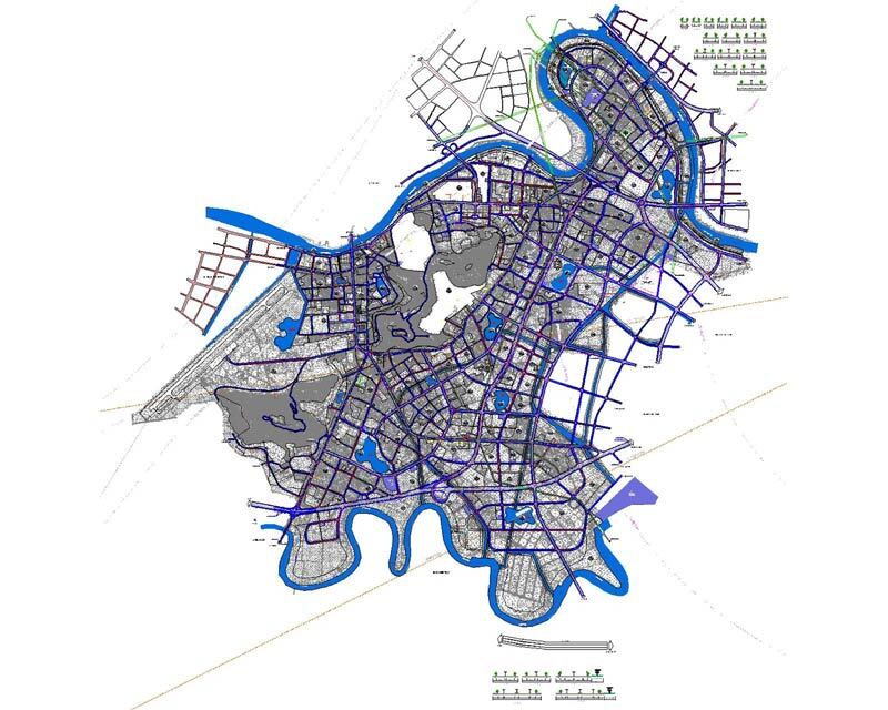 Bản đồ quy hoạch quận Kiến An - Quy hoạch giao thông