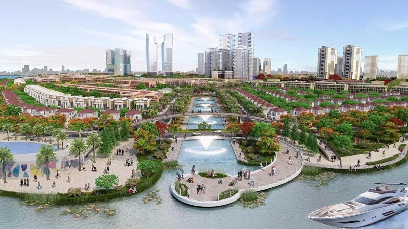 Phối cảnh tổng quan nội khu dự án
