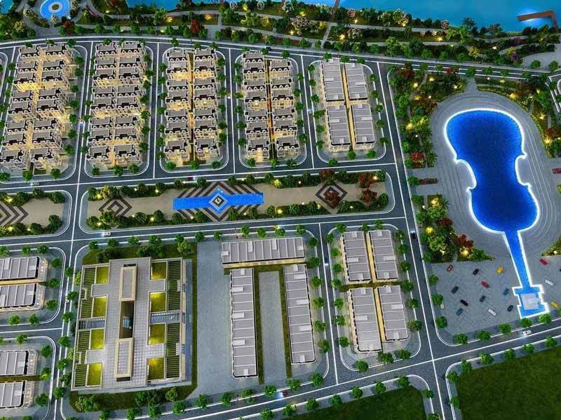 Mặt bằng tại dự án khu đô thị Vĩ Cầm