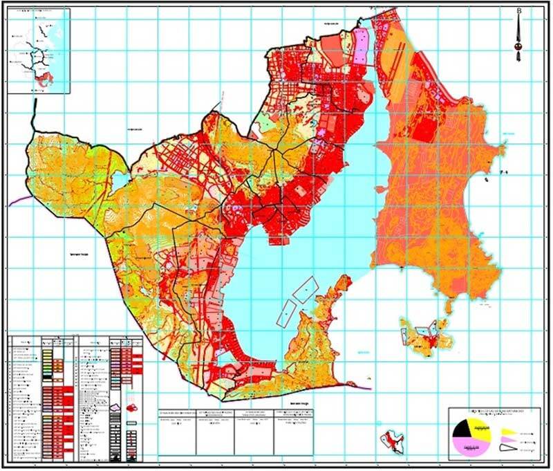 Bản đồ quy hoạch sử dụng đất năm 2023 thành phố Cam Ranh