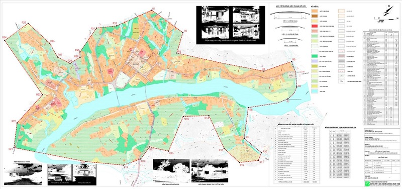 Bản đồ hiện trạng quy hoạch chung thị trấn Đăk Rve