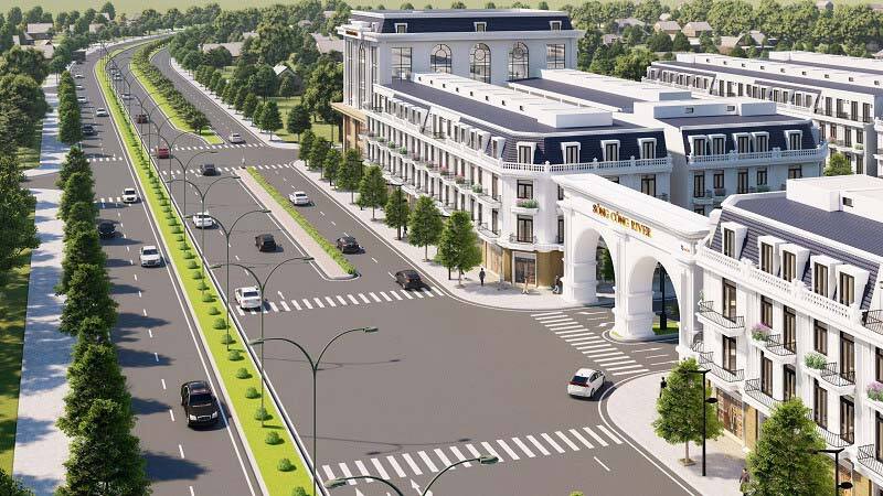 Phối cảnh hệ thống giao thông tại Sông Công River Thái Nguyên