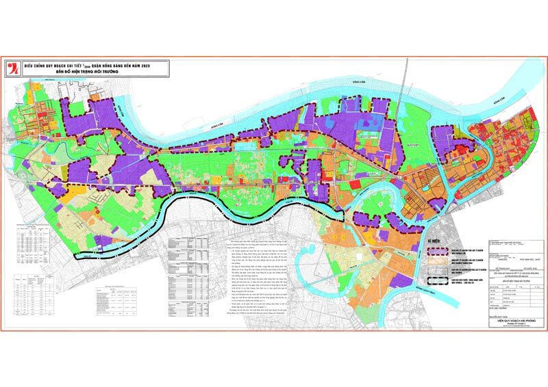 Bản đồ quy hoạch quận Hồng Bàng - Hiện trạng môi trường