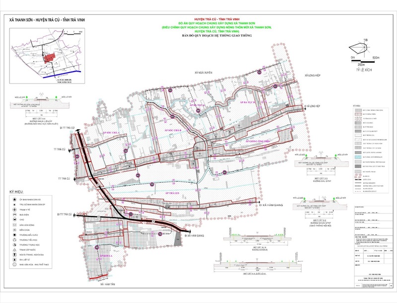 Bản đồ quy hoạch giao thông xã Thanh Sơn