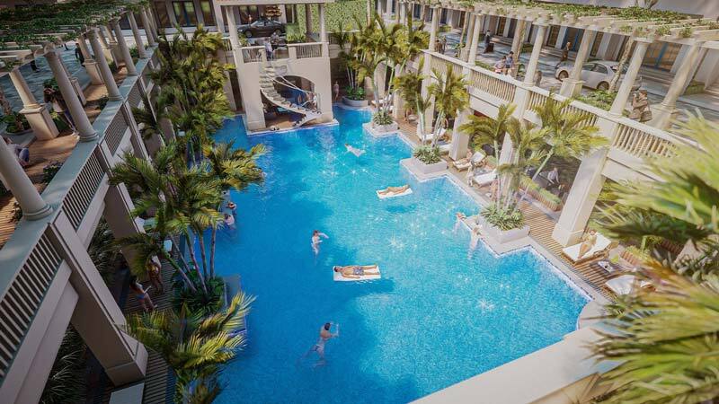 Bở bơi ngoài trời tại Sunshine Golden River