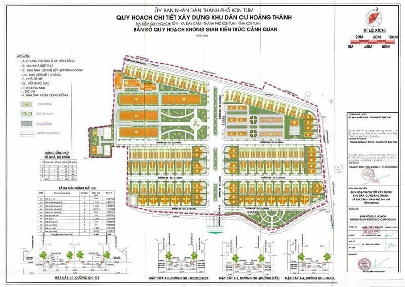 Mặt bằng tại dự án D’villa Kontum