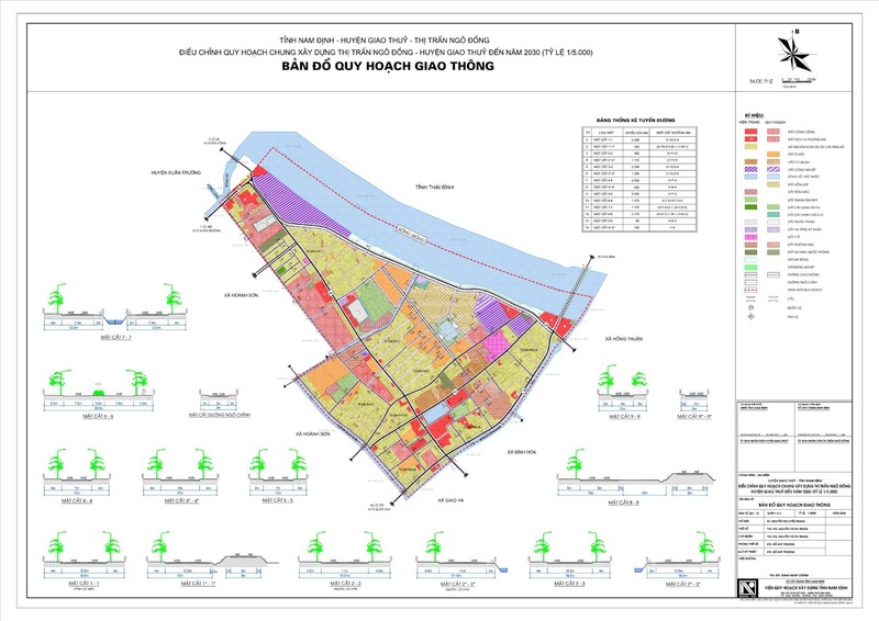 Bản đồ quy hoạch giao thông thị trấn Ngô Đồng