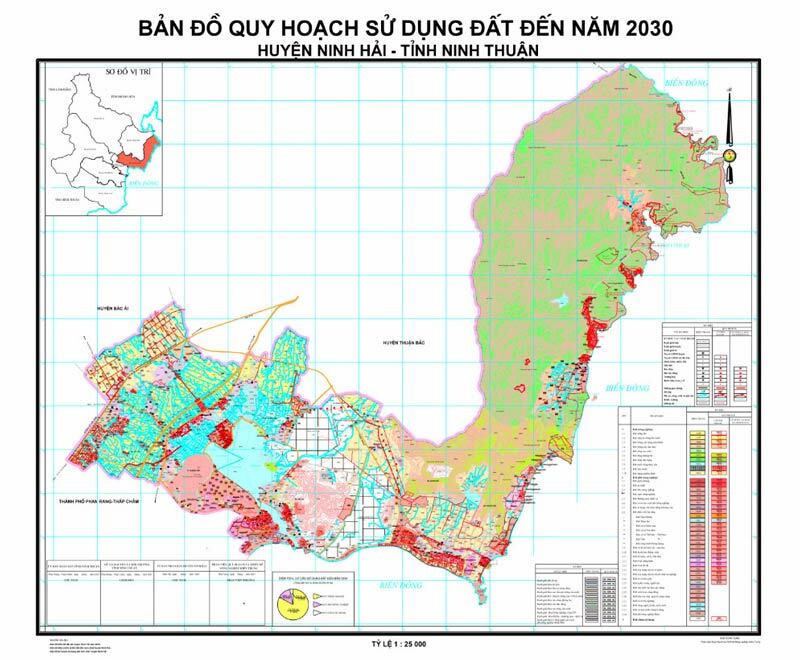 Bản đồ quy hoạch sử dụng đất huyện Ninh Hải