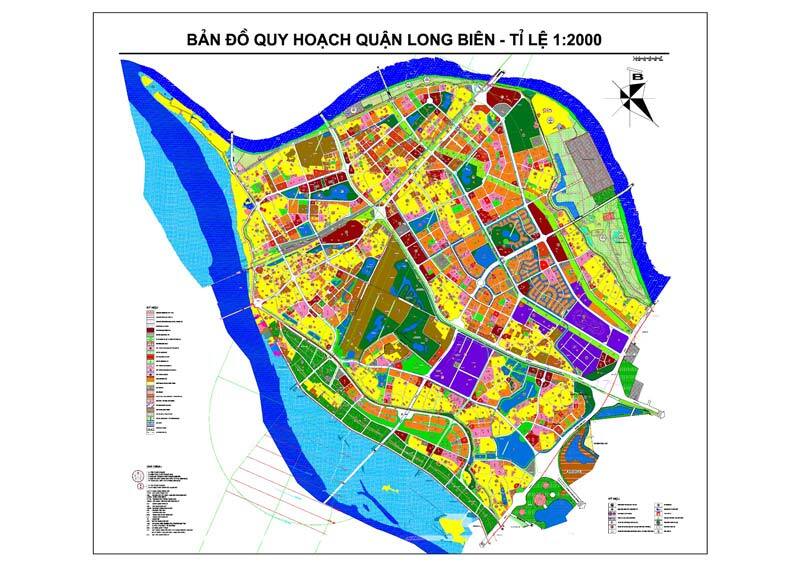 Bản đồ quy hoạch quận Long Biên Hà Nội mới nhất