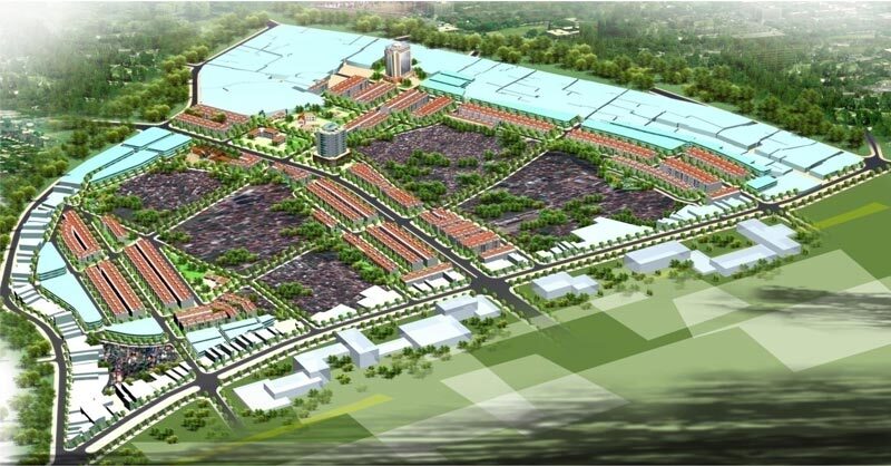 Mặt bằng tổng thể dự án Khu đô thị mới HUD Sơn Tây