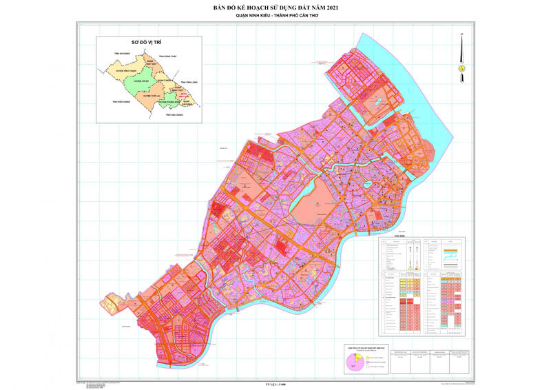 Bản đồ quy hoạch quận Ninh Kiều - Quy hoạch sử dụng đất