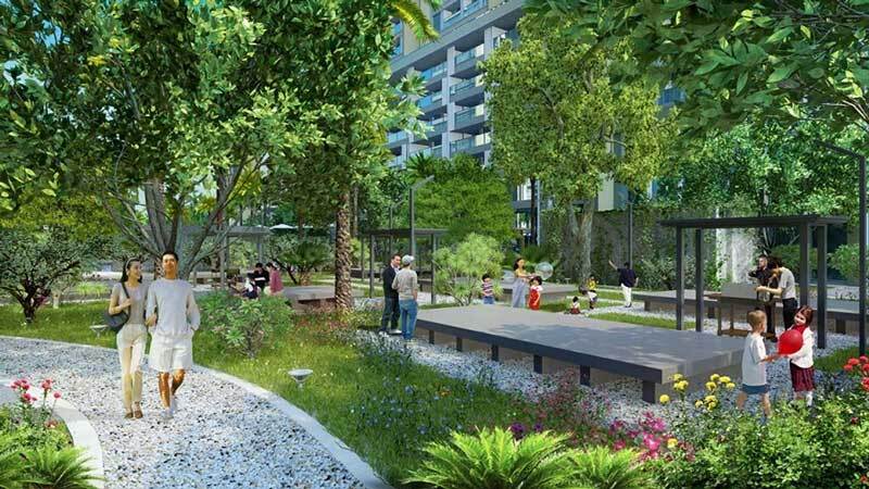 Khuôn viên cây xanh đi dạo nội khu Hoằng Đại khuon-vien-xanh-khu-do-thi-hoang-dai