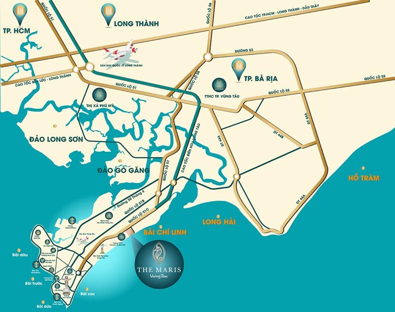 Vị trí dự án The Maris Vũng Tàu