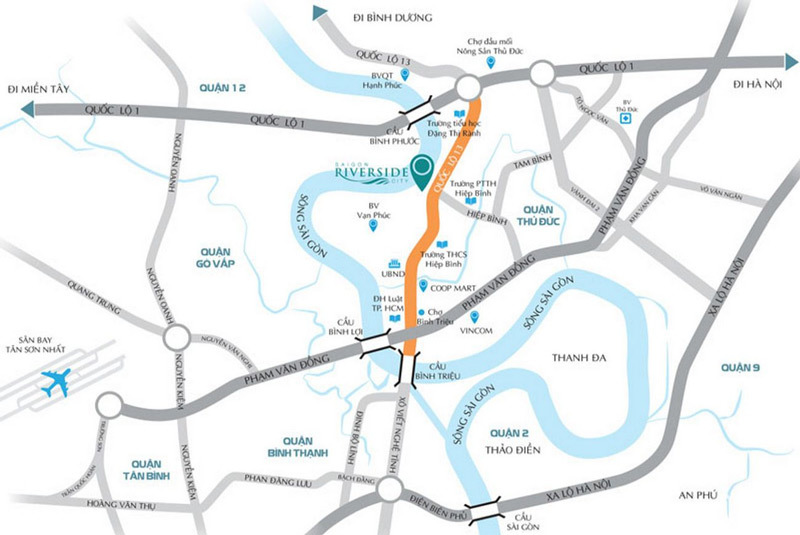 Vị trí dự án LDG River