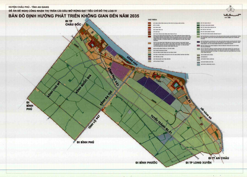 ​Bản đồ định hướng phát triển không gian đến năm 2035