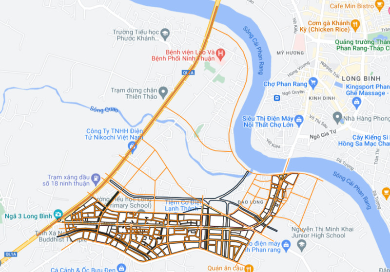 Quy hoạch khu dân cư hai bên trục đường đôi phía Nam vào thành phố Phan Rang - Tháp Chàm