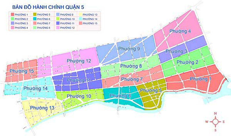 Bản đồ hành chính Quận 5