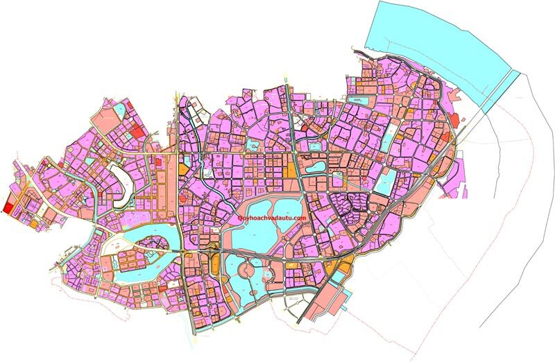 Bản đồ quy hoạch quận Hoàng Mai - Quy hoạch sử dụng đất thời kỳ 2021-2030