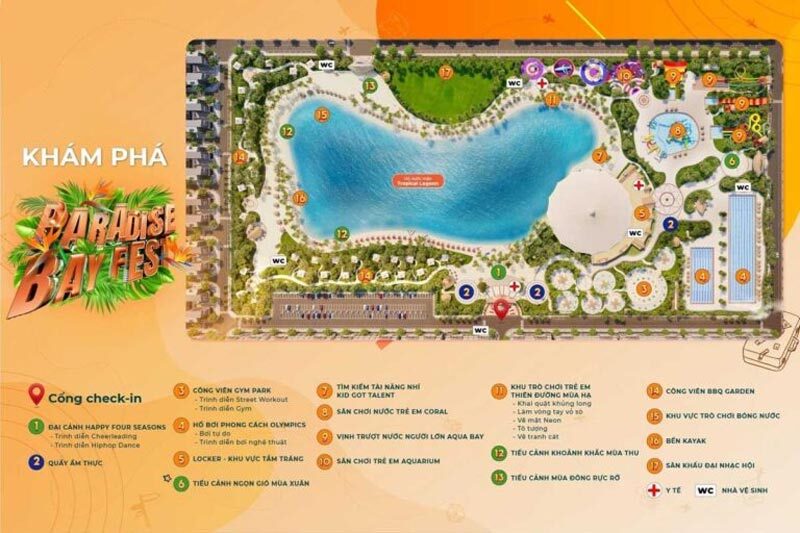 Hệ thống tiện ích nội khu tại dự án Vinhomes Ocean Park 3 Hưng Yên