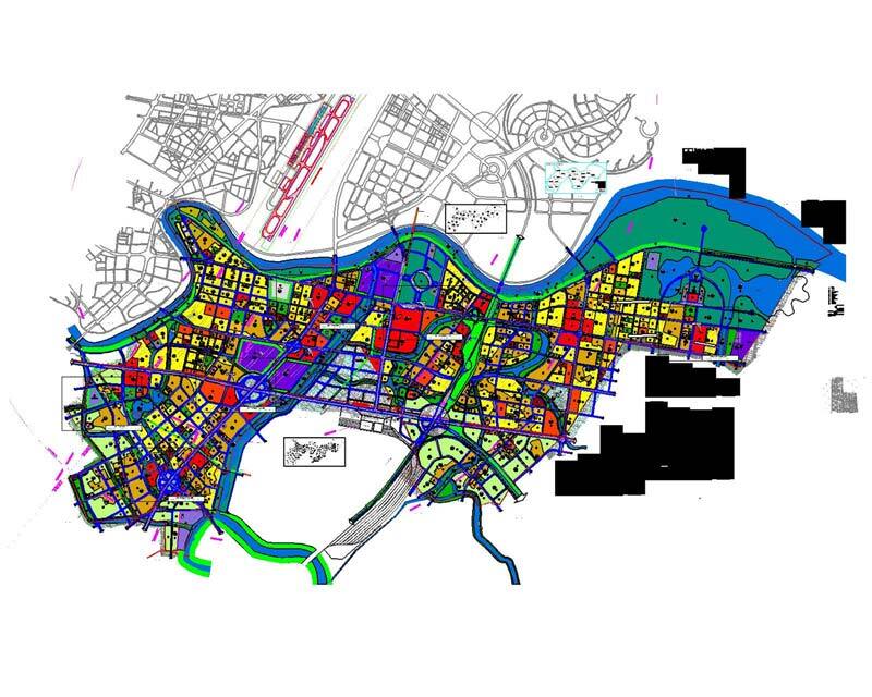 Bản đồ quy hoạch quận Dương Kinh - Quy hoạch sử dụng đất