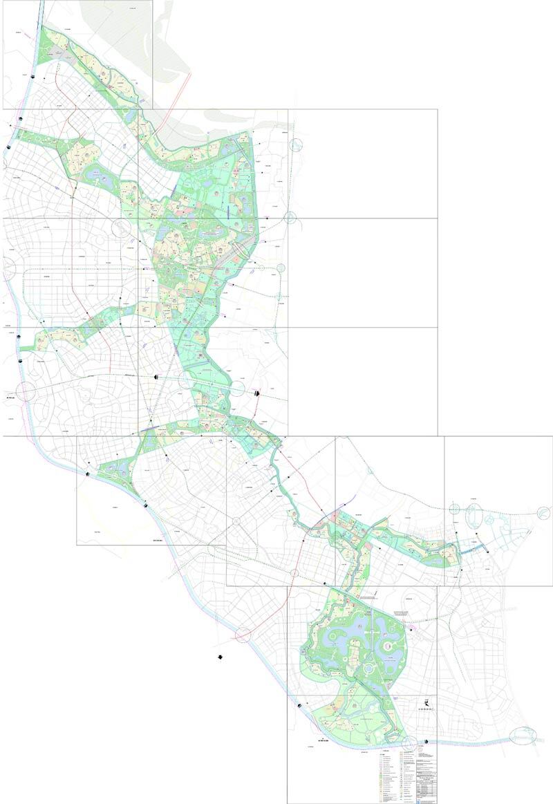 Bản đồ quy hoạch sử dụng đất - Quy hoạch phân khu đô thị GS