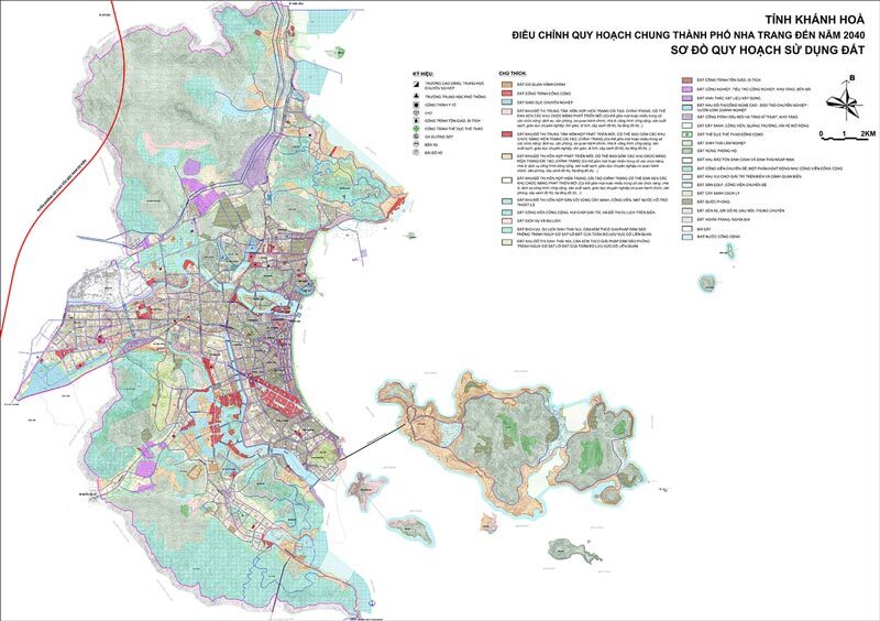 Bản đồ quy hoạch sử dụng đất thành phố Nha Trang